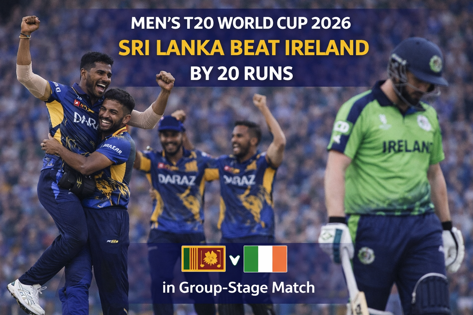 Sri Lanka Begin T20 World Cup Campaign with Win Over Ireland